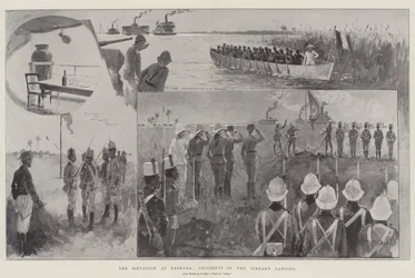 La Situation à Fashoda, Incidents du débarquement du Sirdar