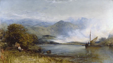 Juste arrivé par le sloop (dans la vallée de Conway, au nord du Pays de Galles)