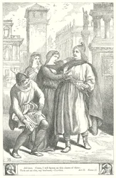 La comédie des erreurs (gravure)