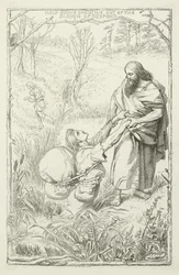 Illustration pour Le Voyage du pèlerin de John Bunyan