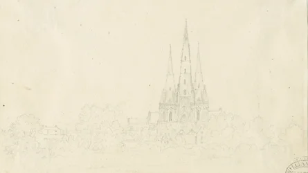 Cathédrale de Lichfield - Vue est