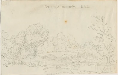 Tamworth - Pont: dessin à la plume, nd [1788-1855]