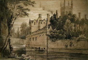 Magdalen College - Une vue sur le Cherwell vers le pont