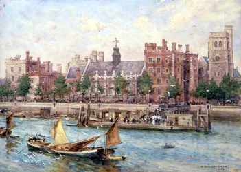 Palais de Lambeth depuis le pont