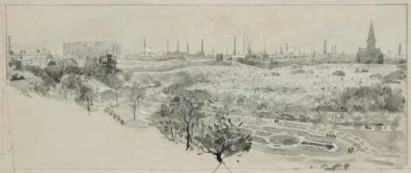 Cimetière de Phillips Park et usines à gaz de Bradford Road