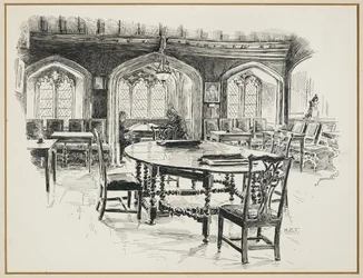 Salle de lecture, Chetham College