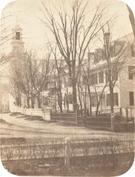 Église du Dartmouth College, Maison du Professeur Clement Long, Maison du Président Nathan..., vers 1858