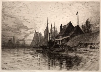Soirée, port de New York