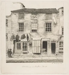 Vieille maison de Rector Street, tirée de « Scènes du vieux New York »