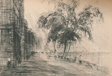 De toutes les rues de Paris, la Seine est la plus intéressante, vers 1927