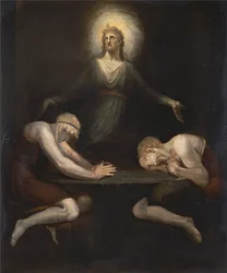 Le Christ disparaissant à Emmaüs [1792, Royal Academy of Arts, Londres, catalogue d