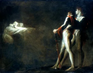 Les trois sorcières apparaissant à Macbeth et Banquo, fin XVIIIe siècle