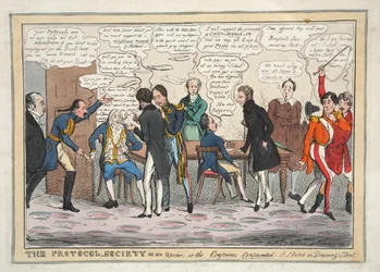 La société du protocole en émoi, ou les conférenciers confondus. Une esquisse à Downing Street, 1831