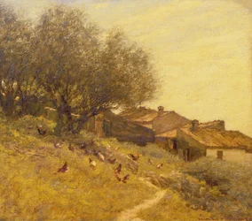 Un village sur une colline en Provence