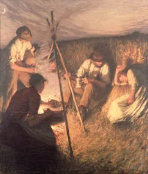 Le souper des moissonneurs, 1898