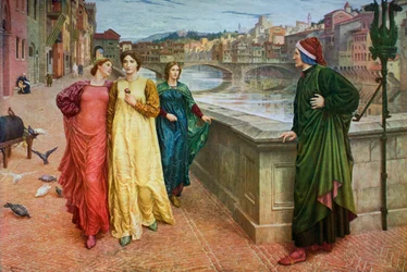Dante et Béatrice, 1883, 1912