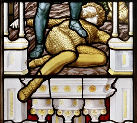 David et Goliath (détail)