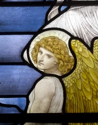 Wolsingham, St Mary & St Stephen, James Powell & Sons, Henry Holiday, L