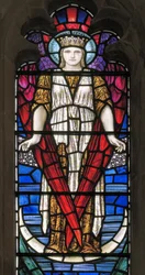 Yeovil, St John The Baptist, Lowndes & Drury, Henry Holiday, L