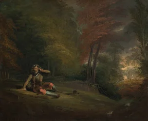 Rip Van Winkle se réveille de son long sommeil