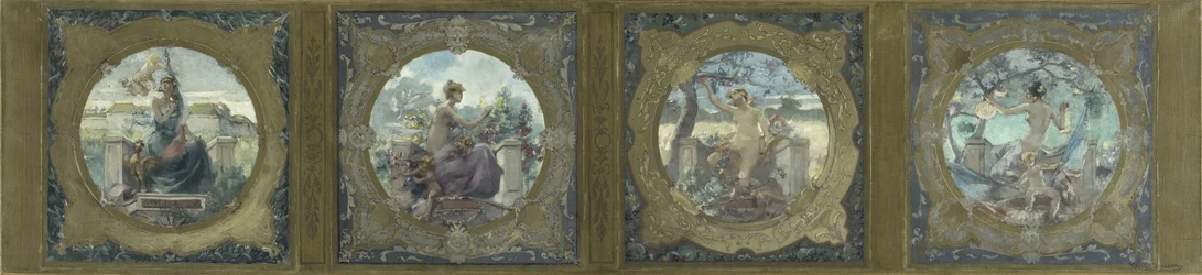 Esquisse pour la Galerie Lobau à l