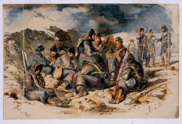 Scène nocturne, Sébastopol, 1855