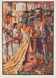 Édouard III à Calais, illustration de 