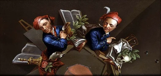Une vanité anamorphique