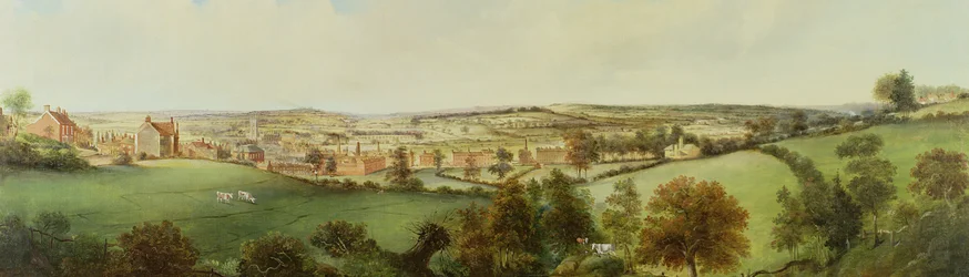 Vue panoramique de Stoke-on-Trent