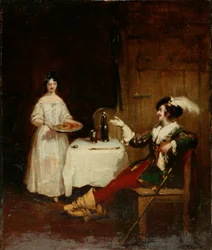 Sir Piercie Shafton et Mysie Harper, vers 1831