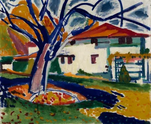 Arbres bleus, 1915-1916