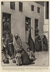 Nourrir les affamés, une scène dans une prison provinciale en Égypte