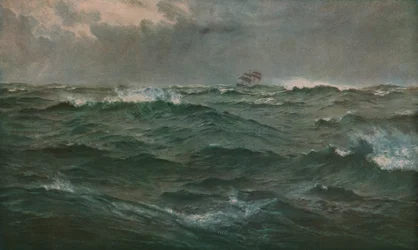 Temps mauvais en Méditerranée, 1874, c1930