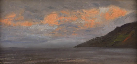 Coucher de soleil sur la côte