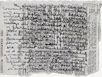 Fragment du journal de Stanley, illustration de 