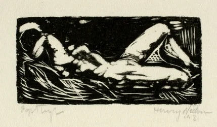 Modèle féminin allongé