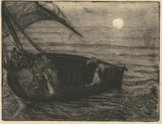 Christ marchant sur l