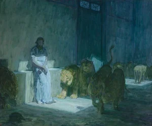 Daniel dans la fosse aux lions, 1907-18