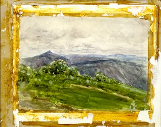 Paysage de montagne, Highlands, Caroline du Nord