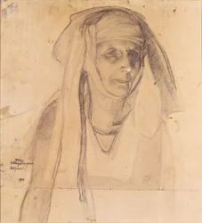 Étude pour Marie, retour de la crucifixion
