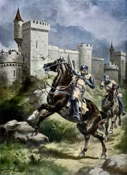 Le siège de Châlus, illustration tirée de «L