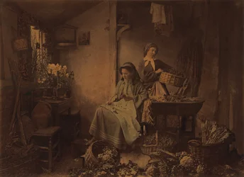 [Préparer les fleurs de printemps pour le marché]