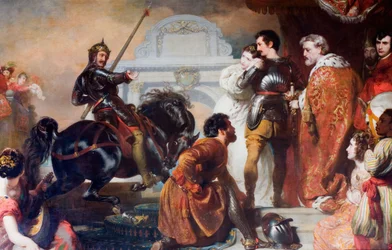 Le Défi de Rodomont à Rogero, 1827