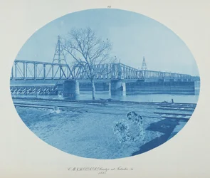 Pont C.M. & St. P. RR à Sabula, Ia.