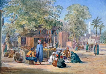 Village égyptien, 1869