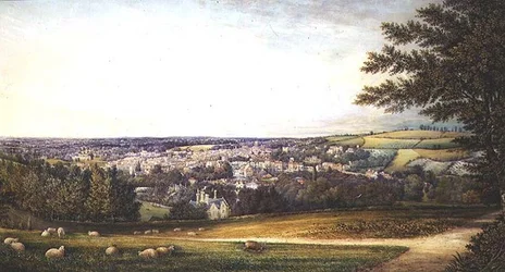 Guildford depuis le sud-ouest