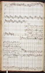 Partition autographe de Purcell de 