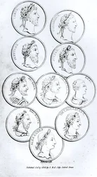 Portraits des empereurs romains, de 