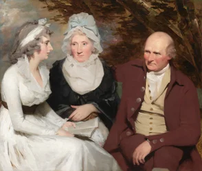 John Johnstone, Betty Johnstone et Miss Wedderburn, vers 1790-1795 (huile sur toile)