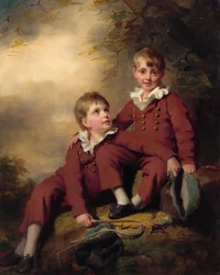Les Enfants Binning, probablement vers 1811
